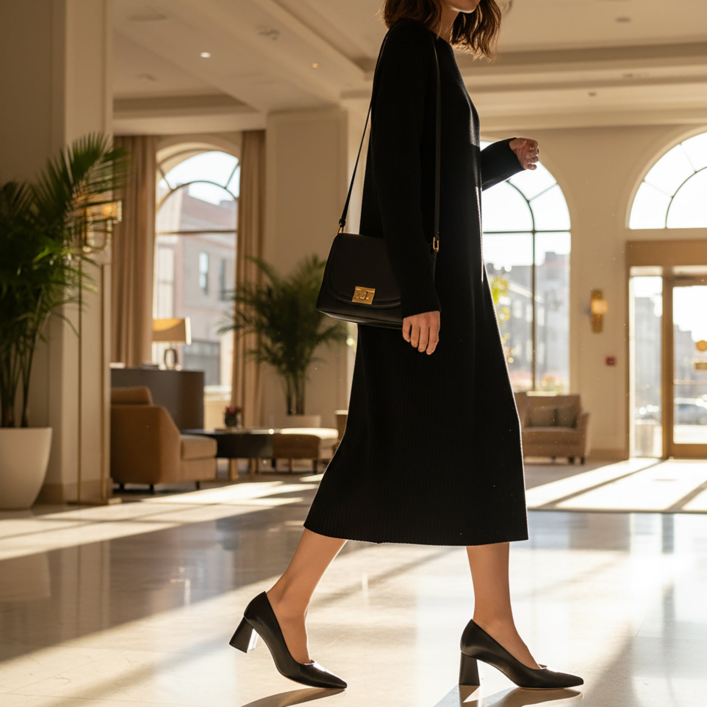 Corina Block Heel Pump