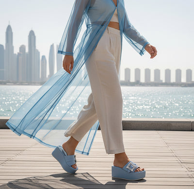 Dita Platform Leather Sandal