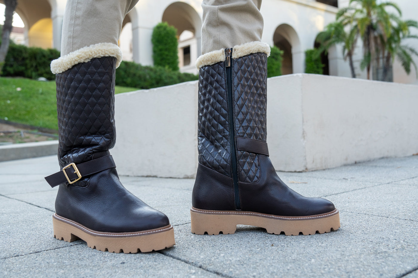 Tulsa Leather Platform Boot