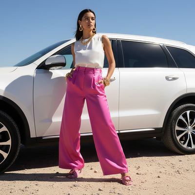 Eden Leather & Linen Sandal