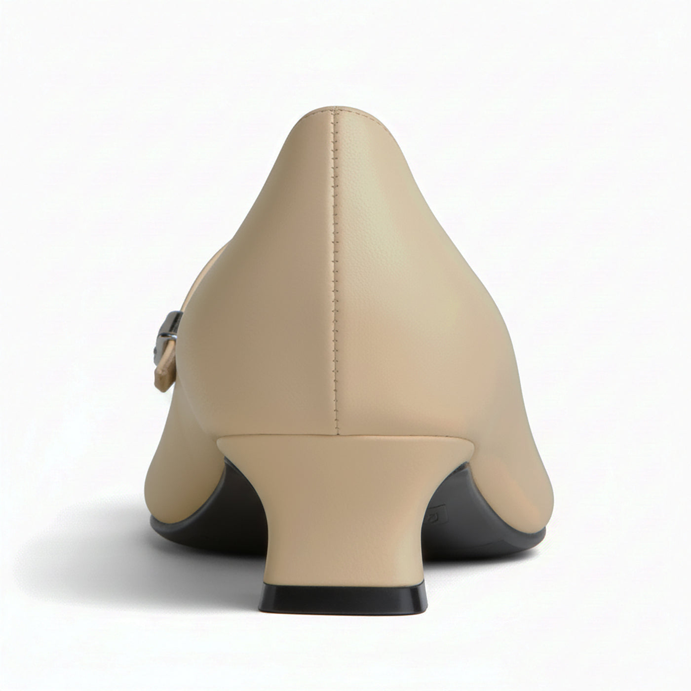 Elsie Micro Heel Leather Pump