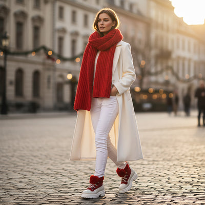 Francy Leather & Faux Fur Hiking Ankle Bootie