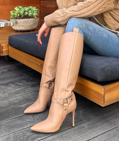 Phoebe Knee-High Stiletto Boot