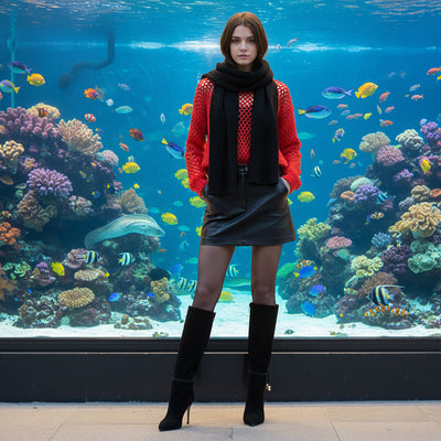 Lindsay Suede Knee-High Boot