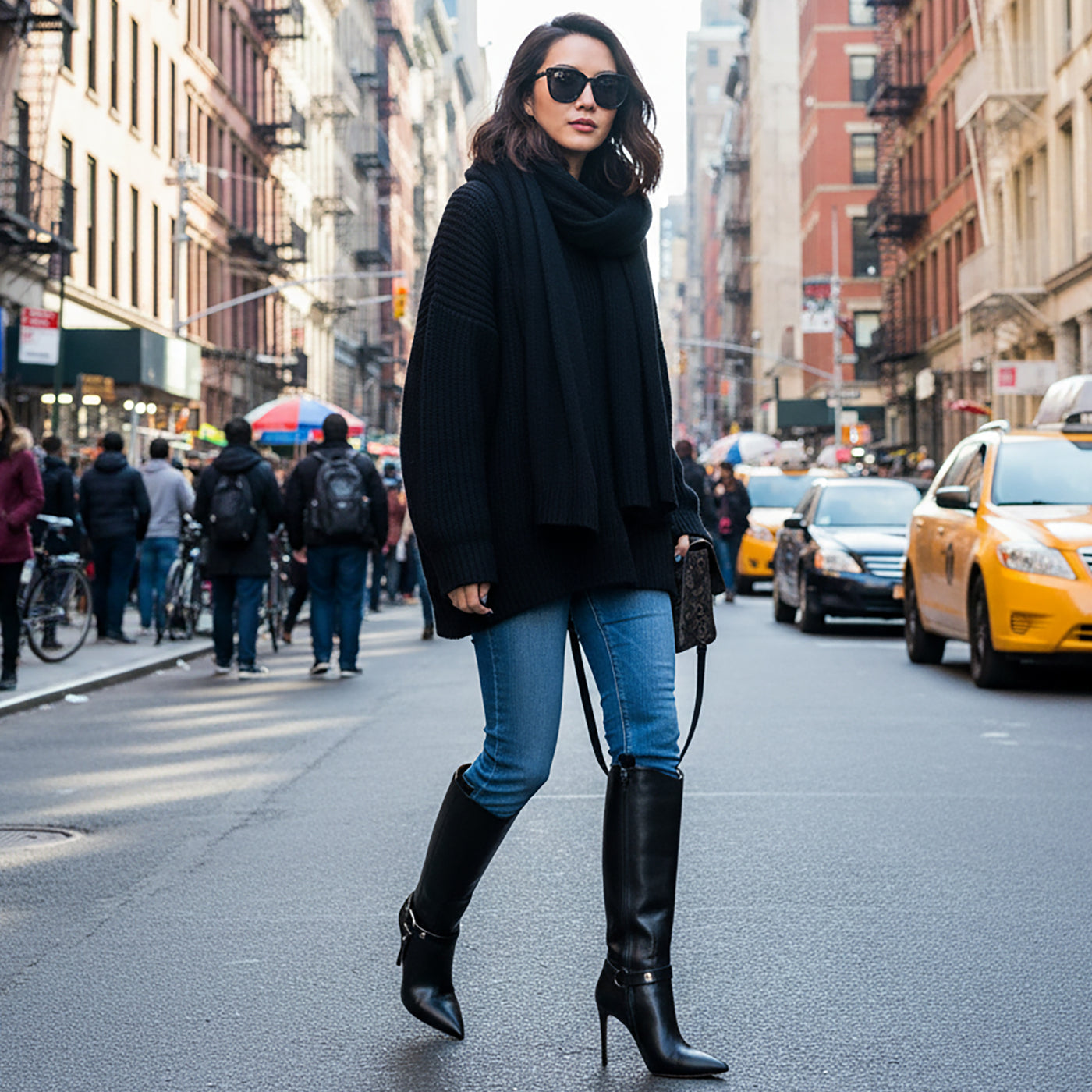 Phoebe Knee-High Stiletto Boot