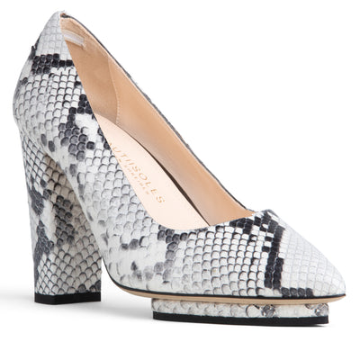 Women Hidden Platform pump - Snakeprint Leather