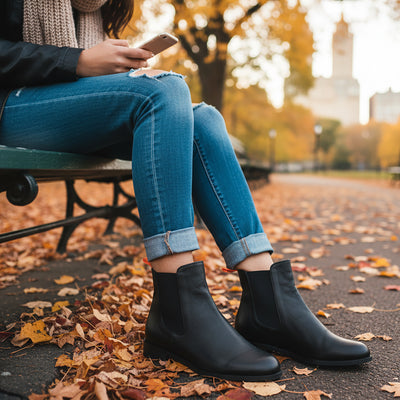 Reba Leather Ankle Bootie
