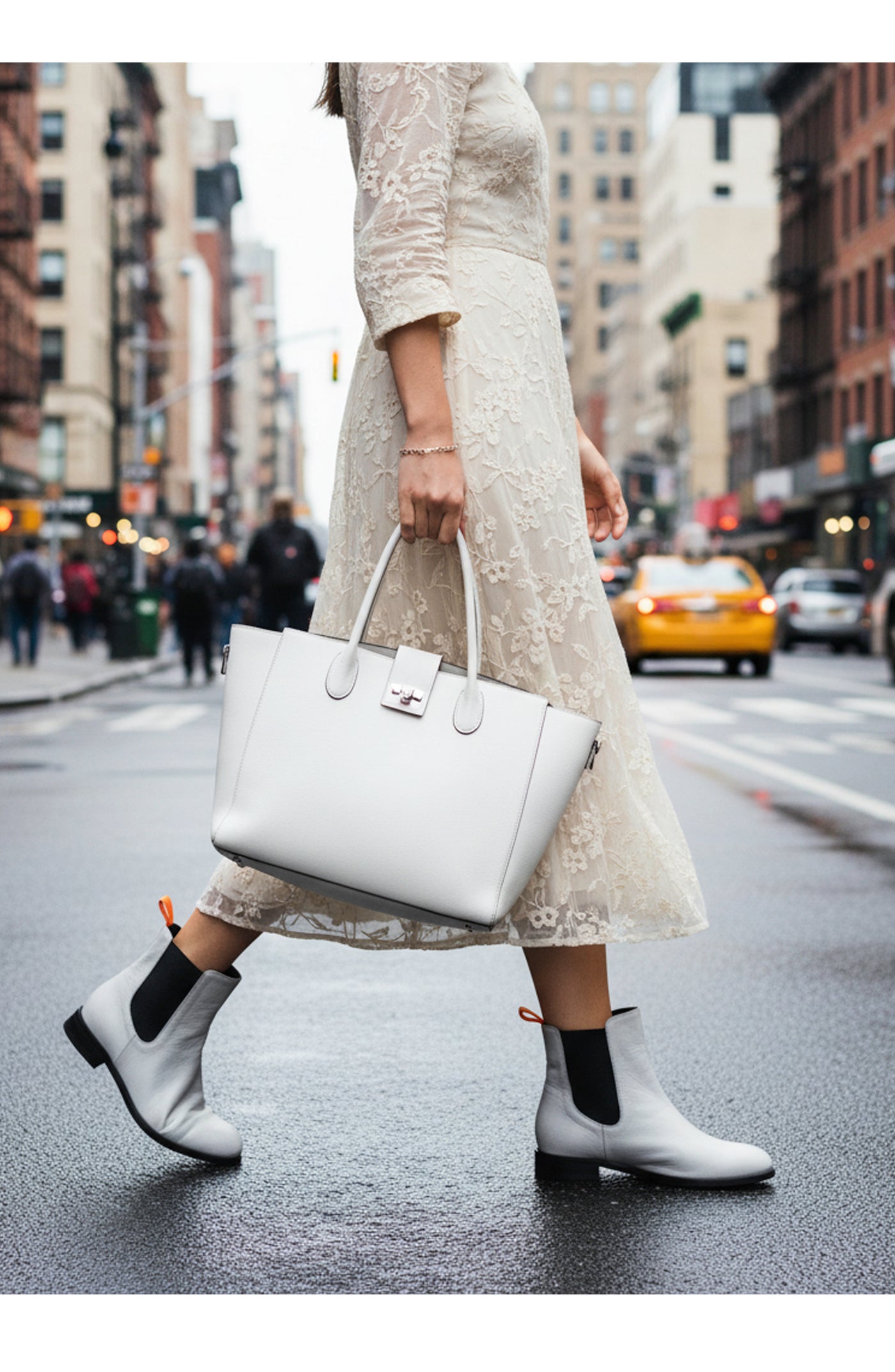 Reba Leather Ankle Bootie