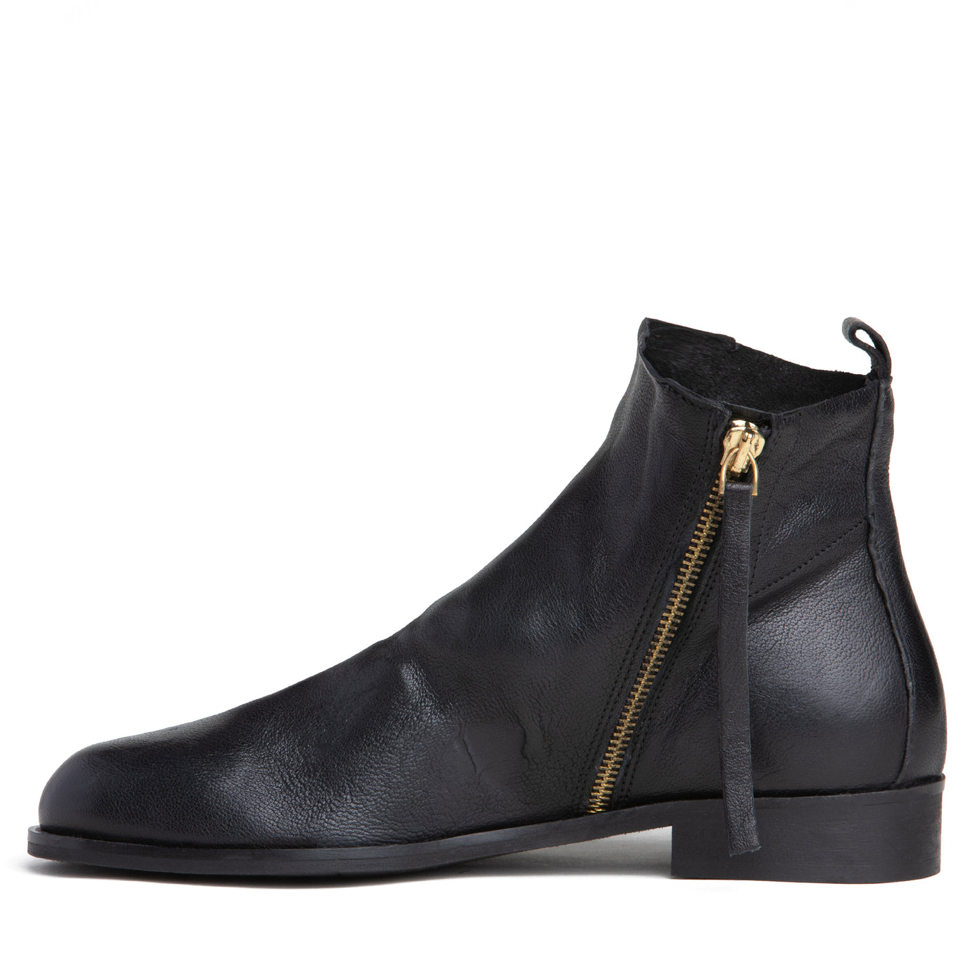 Renata Leather Ankle Bootie