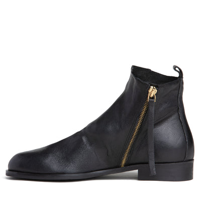 Renata Leather Ankle Bootie