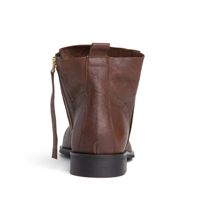 Renata Leather Ankle Bootie