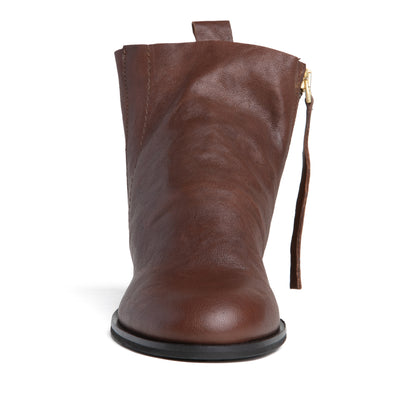 Renata Leather Ankle Bootie