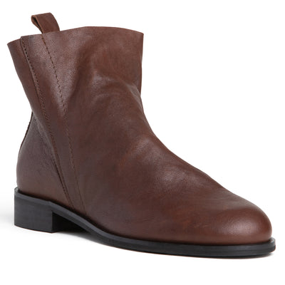 Renata Leather Ankle Bootie