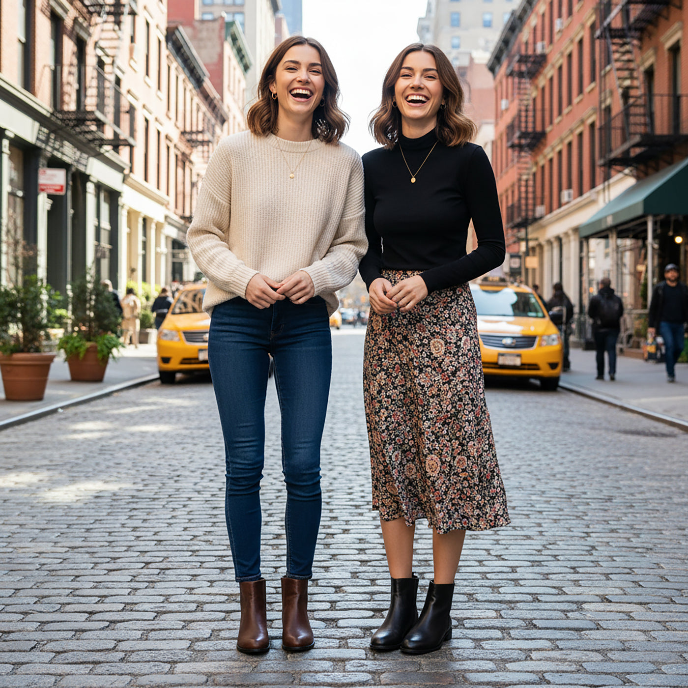 Renata Leather Ankle Bootie