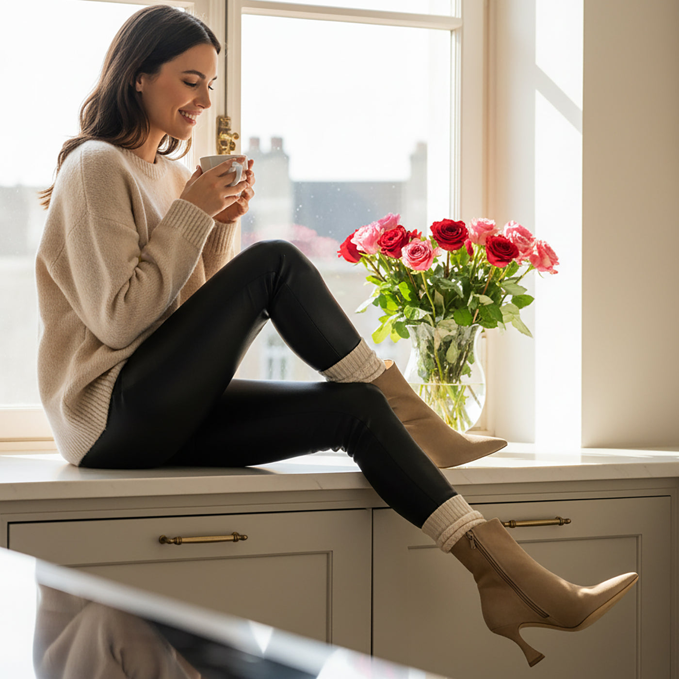 Soraya Suede Ankle Bootie