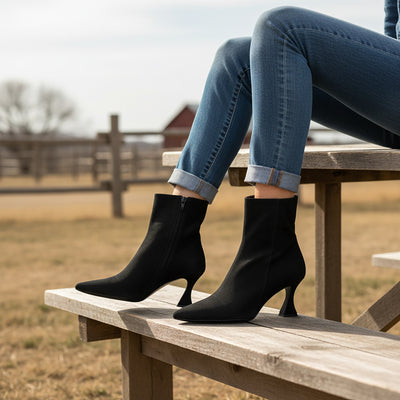 Soraya Suede Ankle Bootie