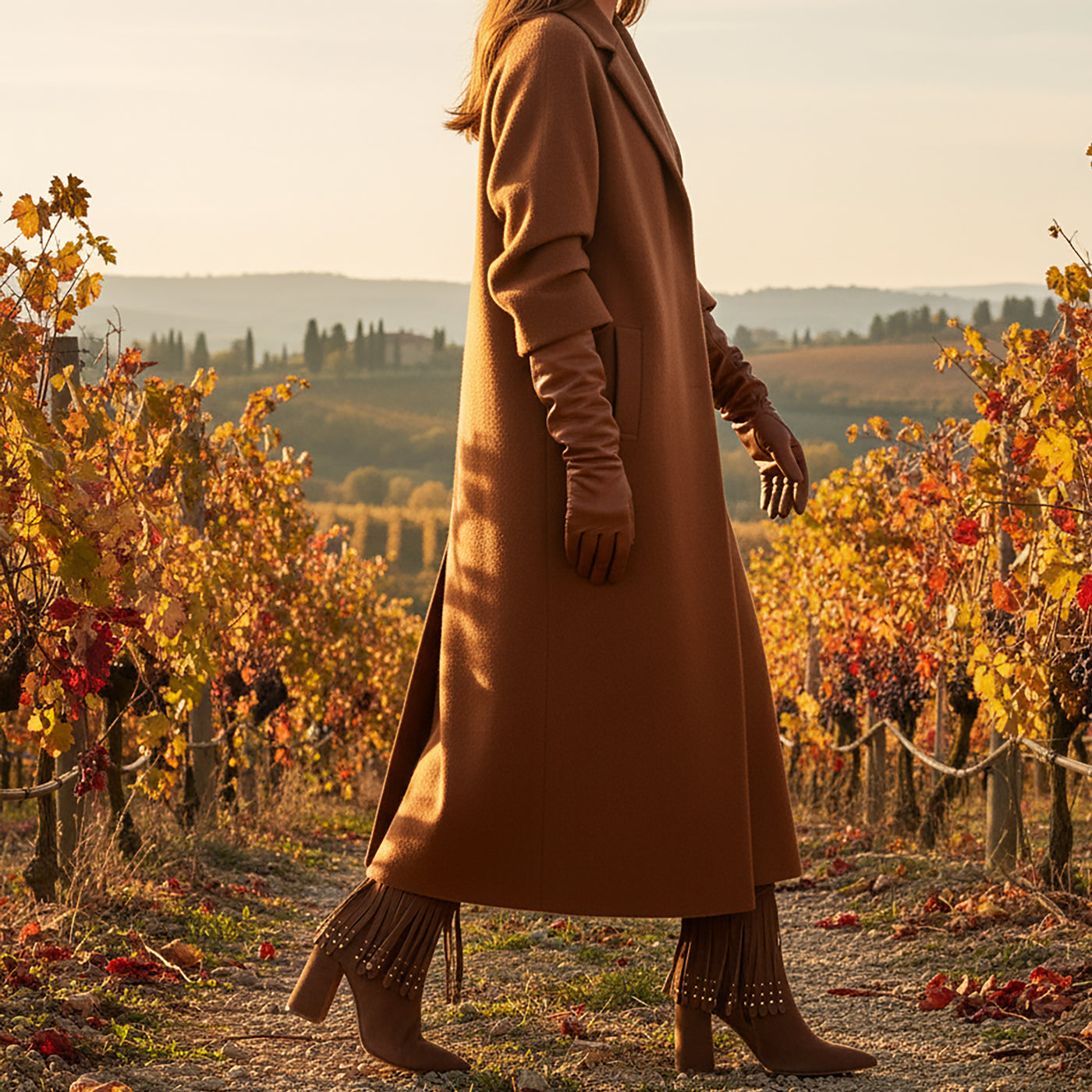 Tal Ankle Suede Fringe Bootie