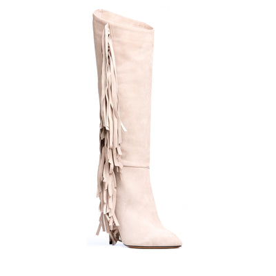 Tania Beige Suede Boot
