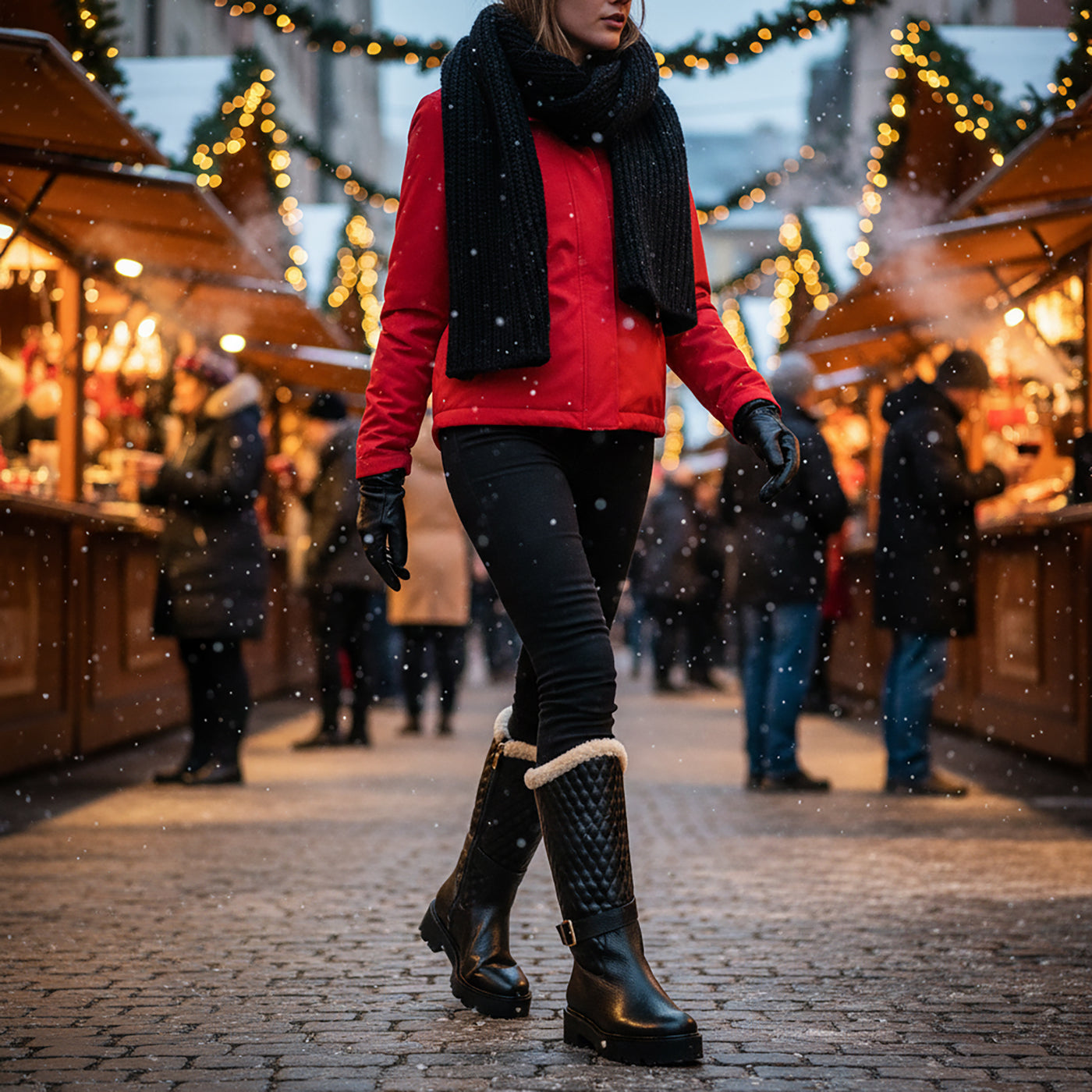 Tulsa Leather Platform Boot