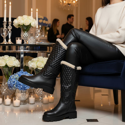 Tulsa Leather Platform Boot