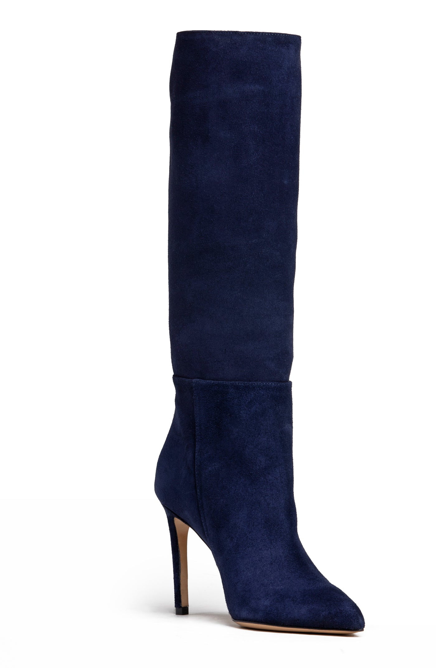 Women Knee-high Tall Boot - Navy Suede
