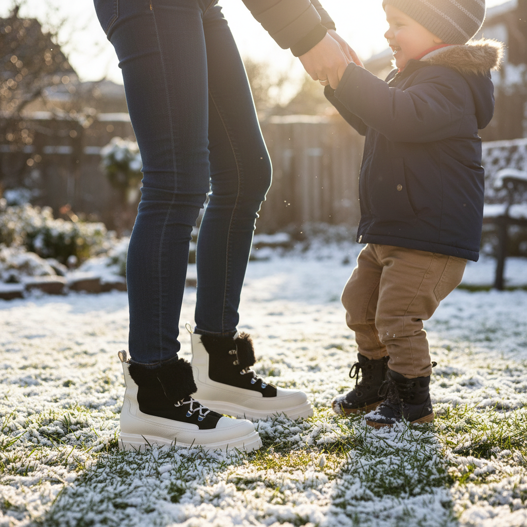 Francy Leather & Faux Fur Hiking Ankle Bootie