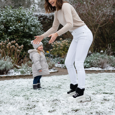 Francy Leather & Faux Fur Hiking Ankle Bootie