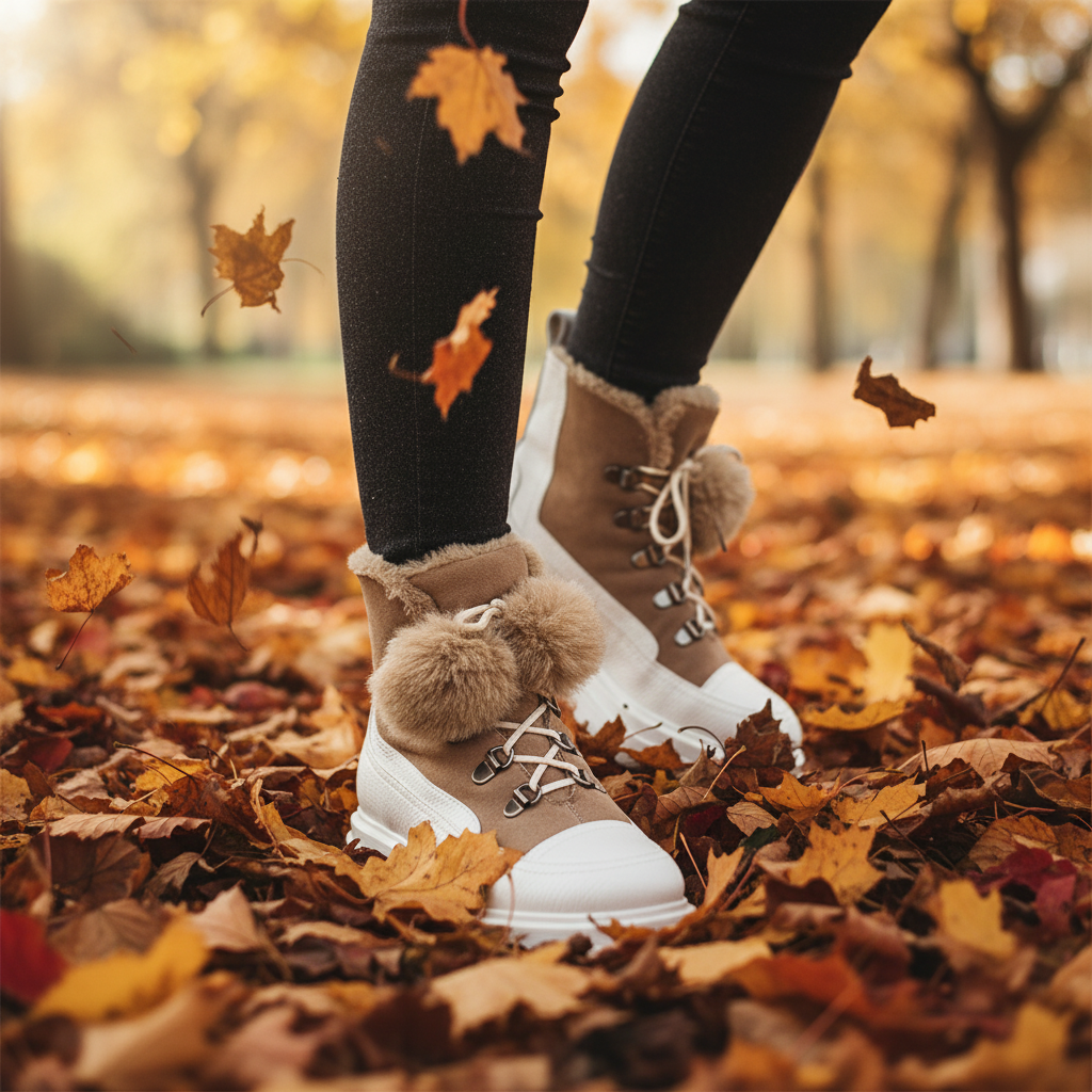 Francy Leather & Faux Fur Hiking Ankle Bootie