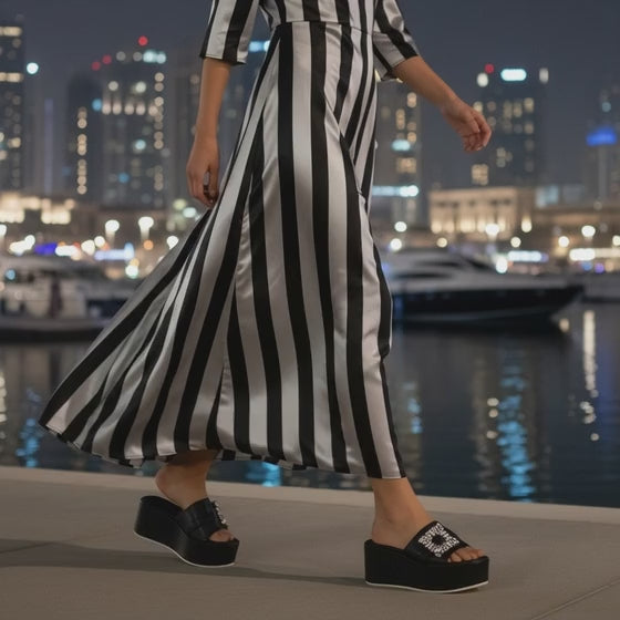 Dita Platform Leather Sandal