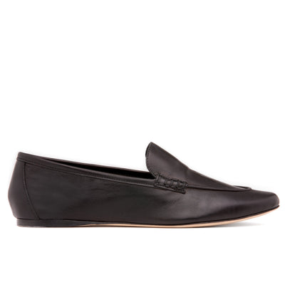 Giuliana Black Leather Loafer