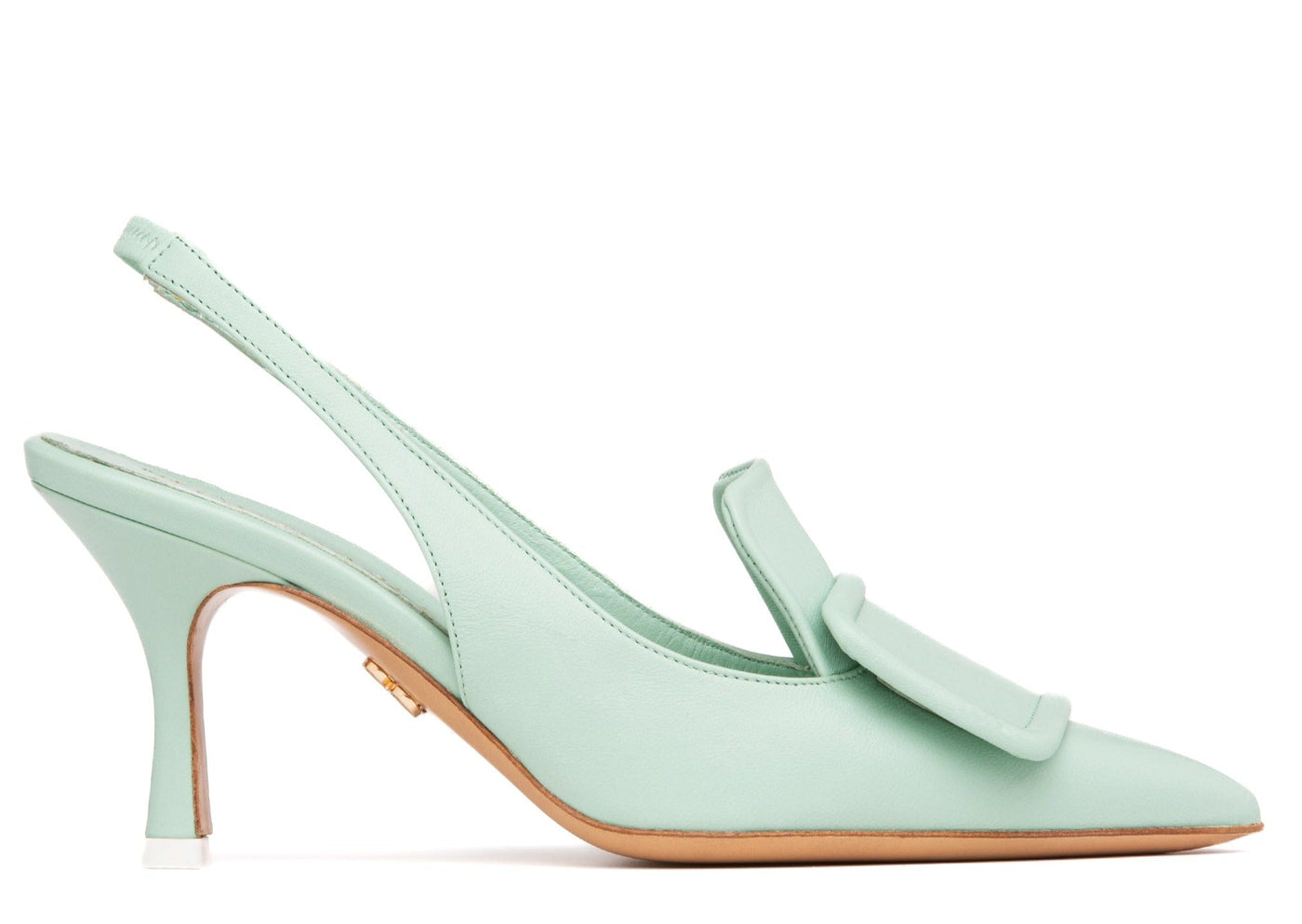 Greta Light Green Leather