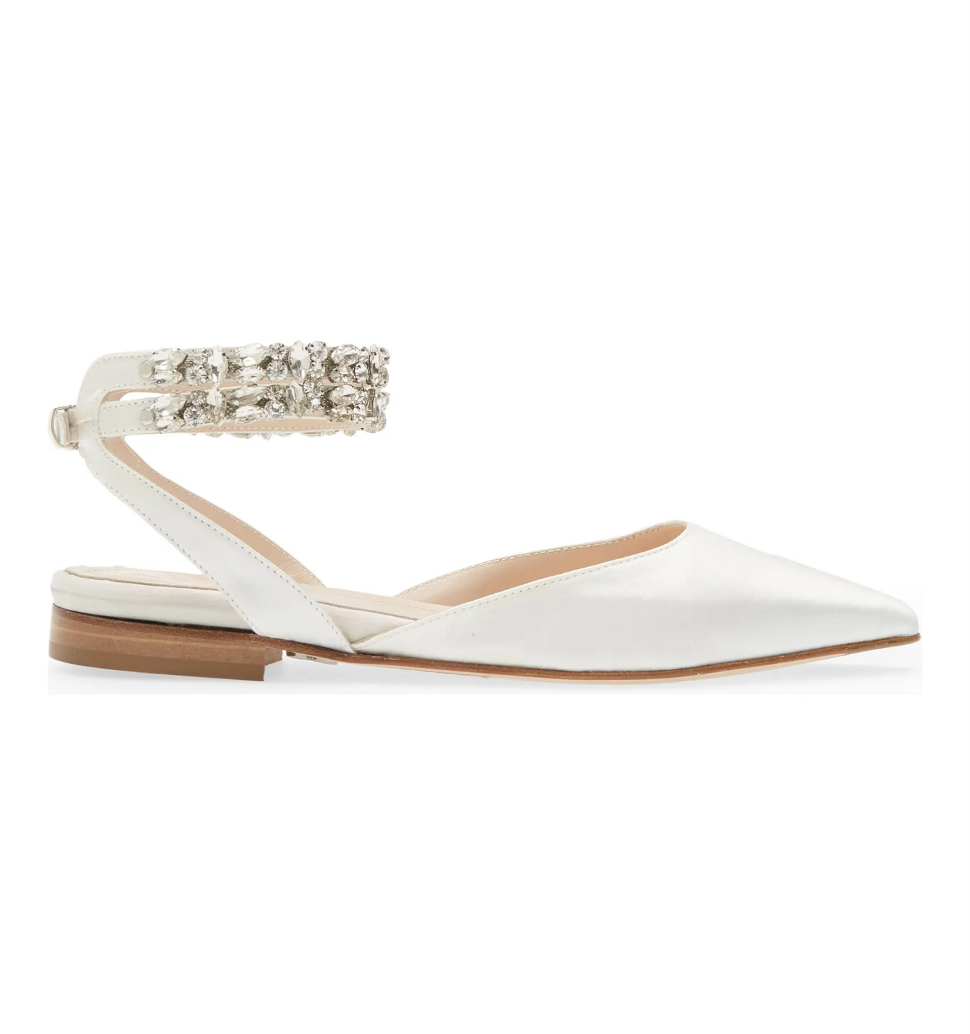 Cathy Off-White Silk Satin