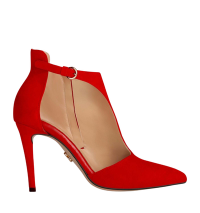 Shirley Red Suede